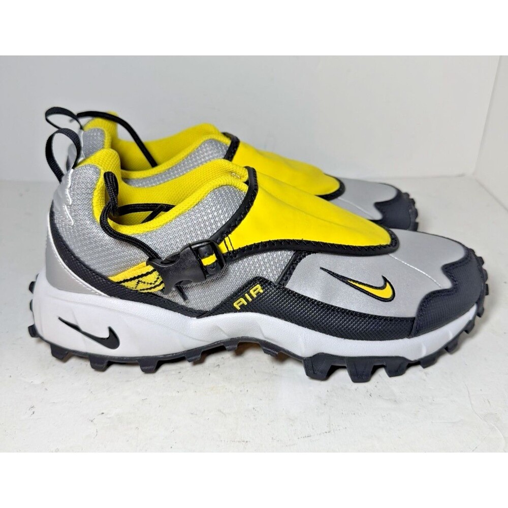 Nike ACG phassad Shoes Mens Sz 8 Black yellow zest Athletic Air Training EUC